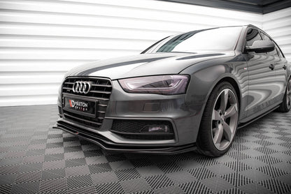 Front splitter v.4 audi a4 s-line / s4 b8 facelift