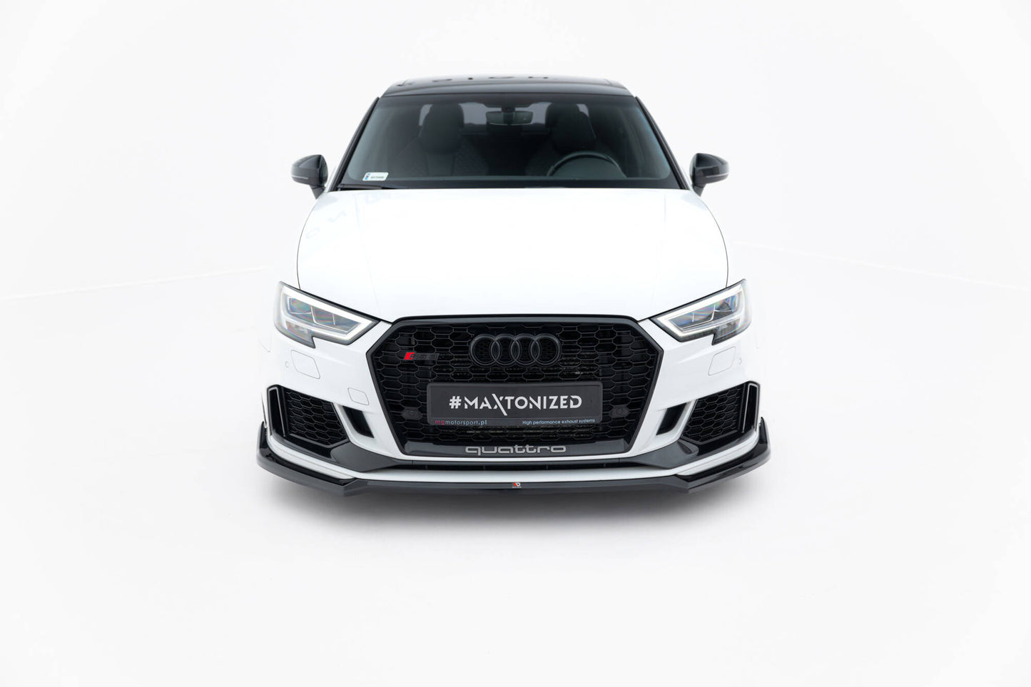 Front splitter v.4 audi rs3 sedan 8v facelift