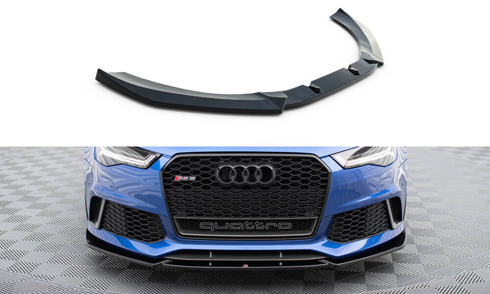 Front splitter v.4 audi rs6 c7 / c7 facelift