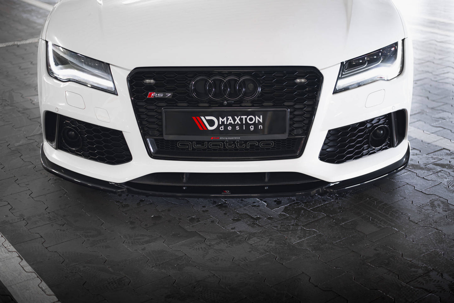 Front splitter v.4 audi rs7 c7