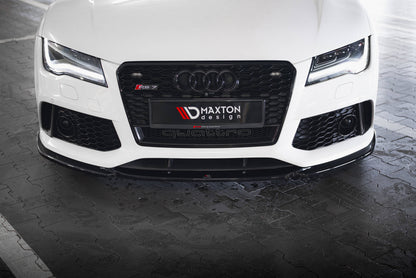 Front splitter v.4 audi rs7 c7