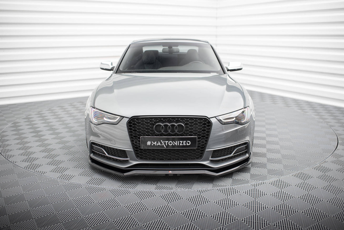 Front splitter v.4 audi s5 / a5 s-line coupe / sportback 8t facelift