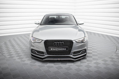 Front splitter v.4 audi s5 / a5 s-line coupe / sportback 8t facelift