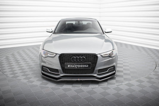Front splitter v.4 audi s5 / a5 s-line coupe / sportback 8t facelift