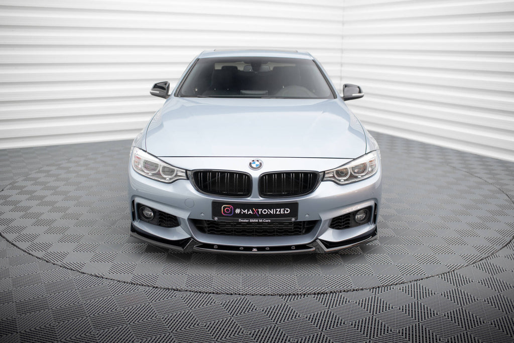 Front splitter v.4 bmw 4 coupe / gran coupe / cabrio m-pack f32 / f36 / f33