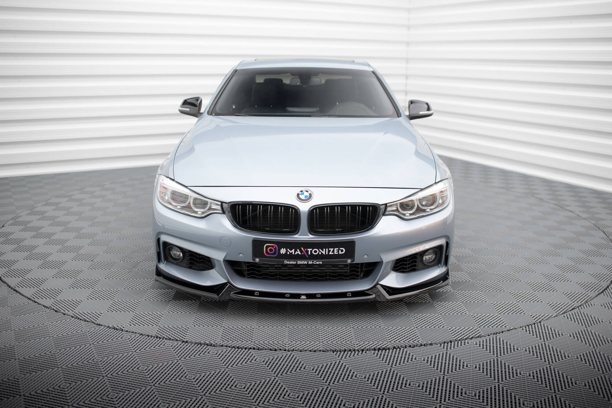 Front splitter v.4 bmw 4 coupe / gran coupe / cabrio m-pack f32 / f36 / f33