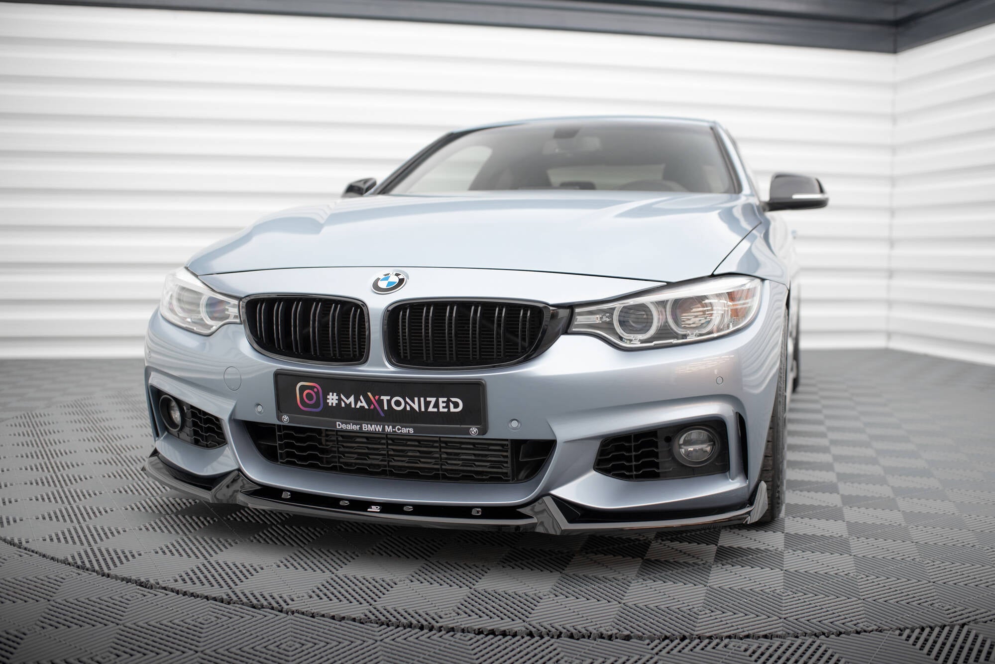 Front splitter v.4 bmw 4 coupe / gran coupe / cabrio m-pack f32 / f36 / f33