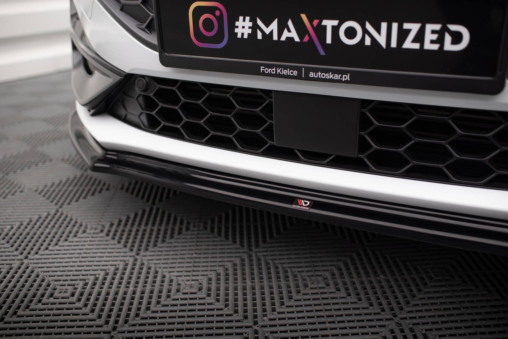 Front splitter v.4 ford focus st / st-line mk4 facelift