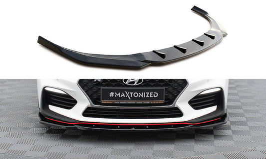 Front splitter v.4 hyundai i30 n mk3 hatchback/ fastback