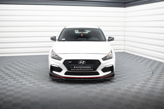 Front splitter v.4 hyundai i30 n mk3 hatchback/ fastback