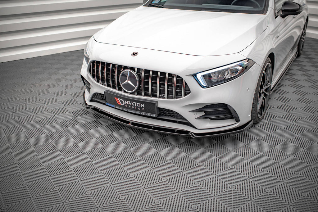 Front splitter v.4 mercedes a35 amg / amg-line w177
