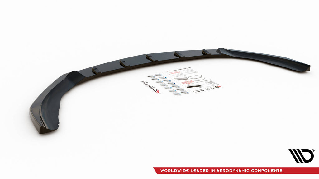Front splitter v.4 mercedes a35 amg / amg-line w177