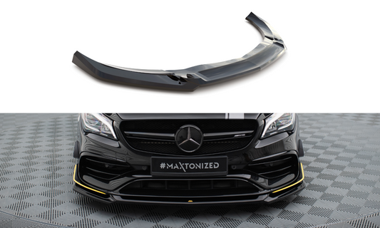 Front splitter v.4 mercedes-amg cla 45 aero c117 facelift