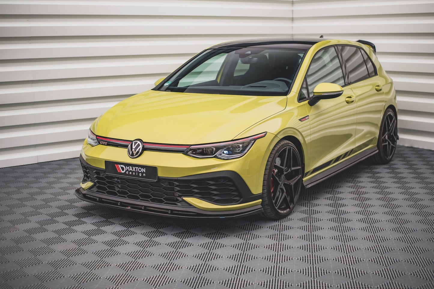 Front splitter v.4 volkswagen golf gti clubsport mk8
