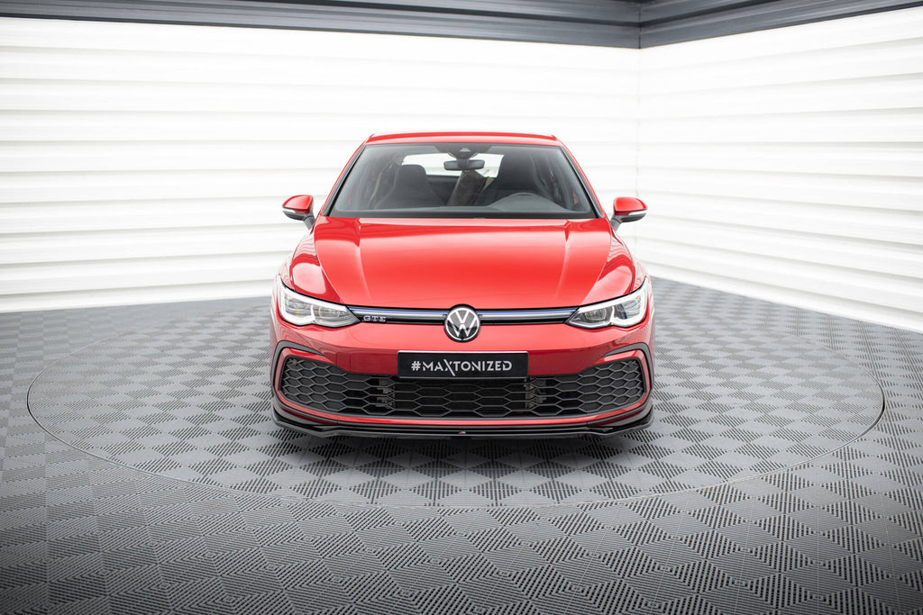 Front splitter v.4 volkswagen golf gti / gte / gtd / r-line mk8