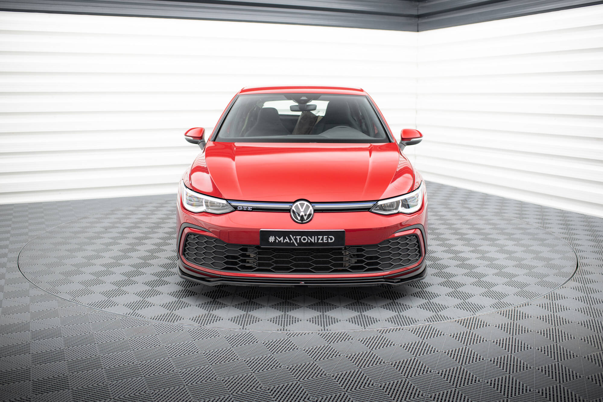 Front splitter v.4 volkswagen golf gti / gte / gtd / r-line mk8