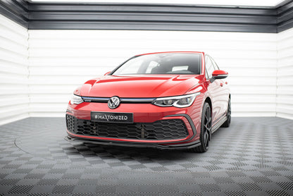 Front Splitter V.4 Volkswagen Golf GTI / GTE / GTD / R-Line MK8