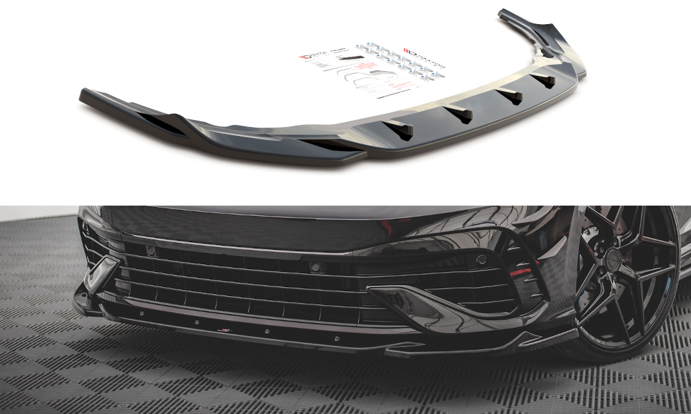 Front splitter v.4 volkswagen golf r mk8