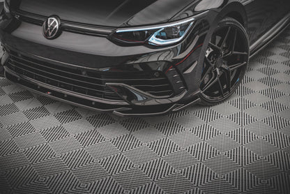 Front splitter v.4 volkswagen golf r mk8