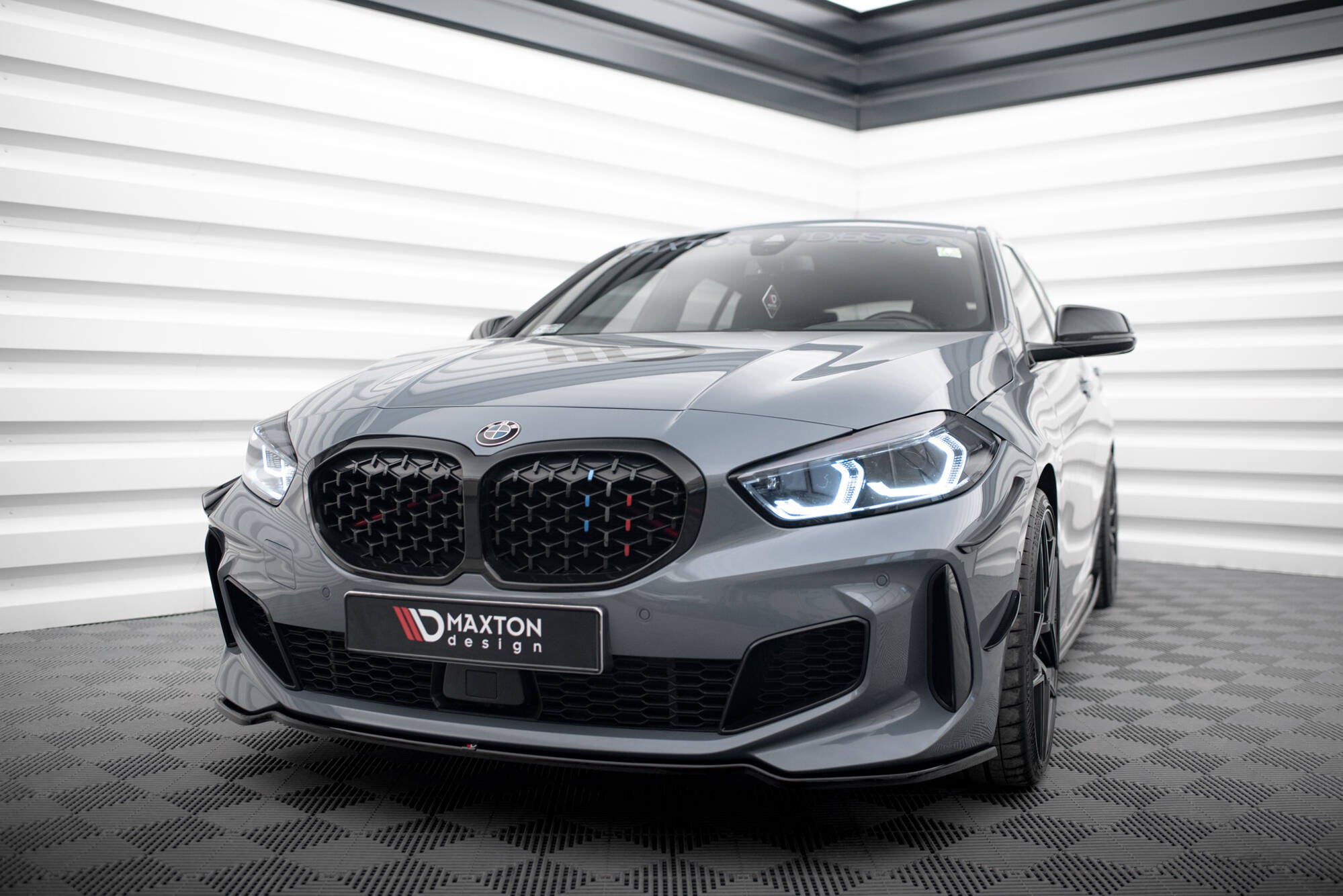 Front splitter v.4 for bmw 1 m-pack/ m135i / 128ti f40