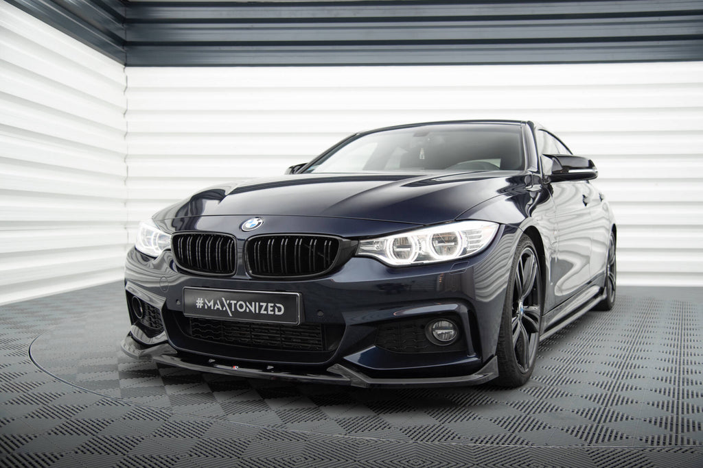 Front splitter v.5 bmw 4 coupe / gran coupe / cabrio m-pack f32 / f36 / f33