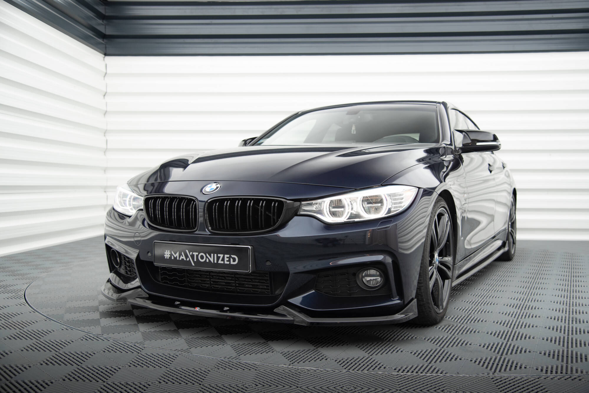Front splitter v.5 bmw 4 coupe / gran coupe / cabrio m-pack f32 / f36 / f33