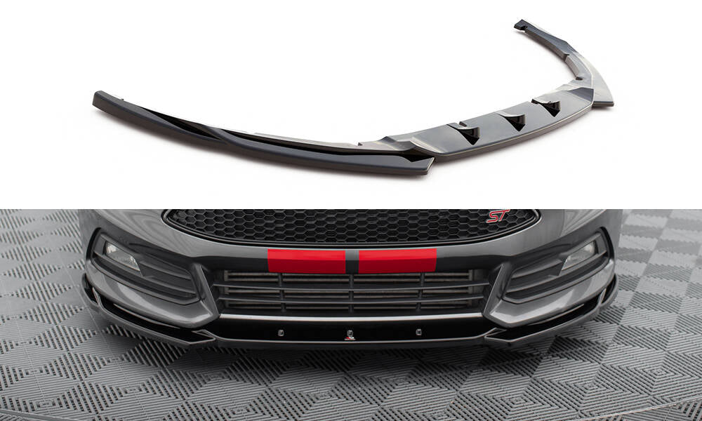 Front splitter v.5 ford focus st mk3 facelift