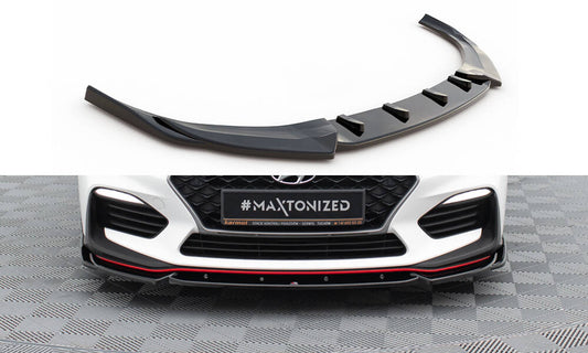 Front splitter v.5 hyundai i30 n mk3 hatchback/ fastback