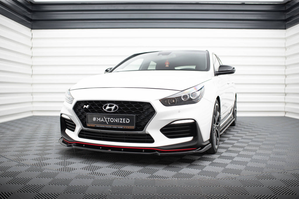 Front splitter v.5 hyundai i30 n mk3 hatchback/ fastback