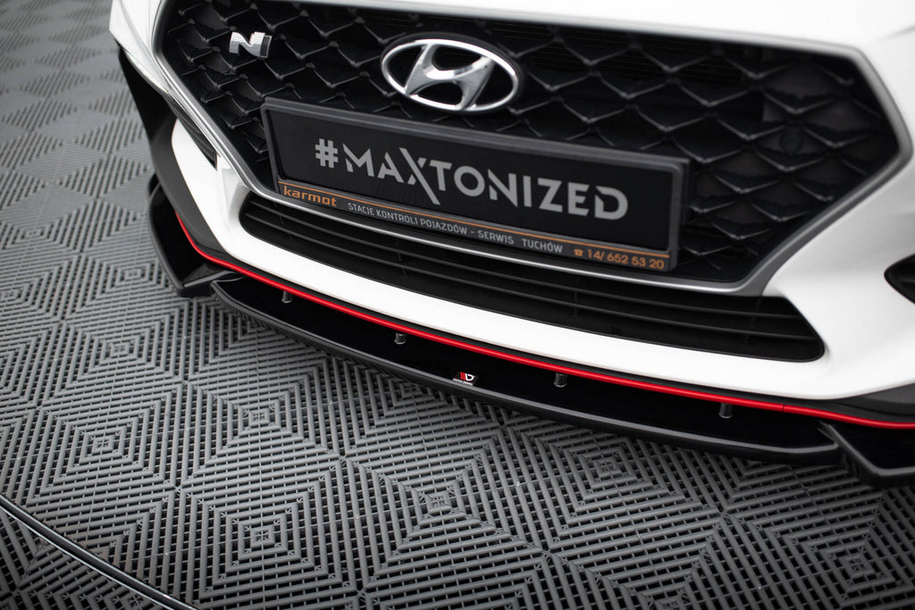 Front splitter v.5 hyundai i30 n mk3 hatchback/ fastback