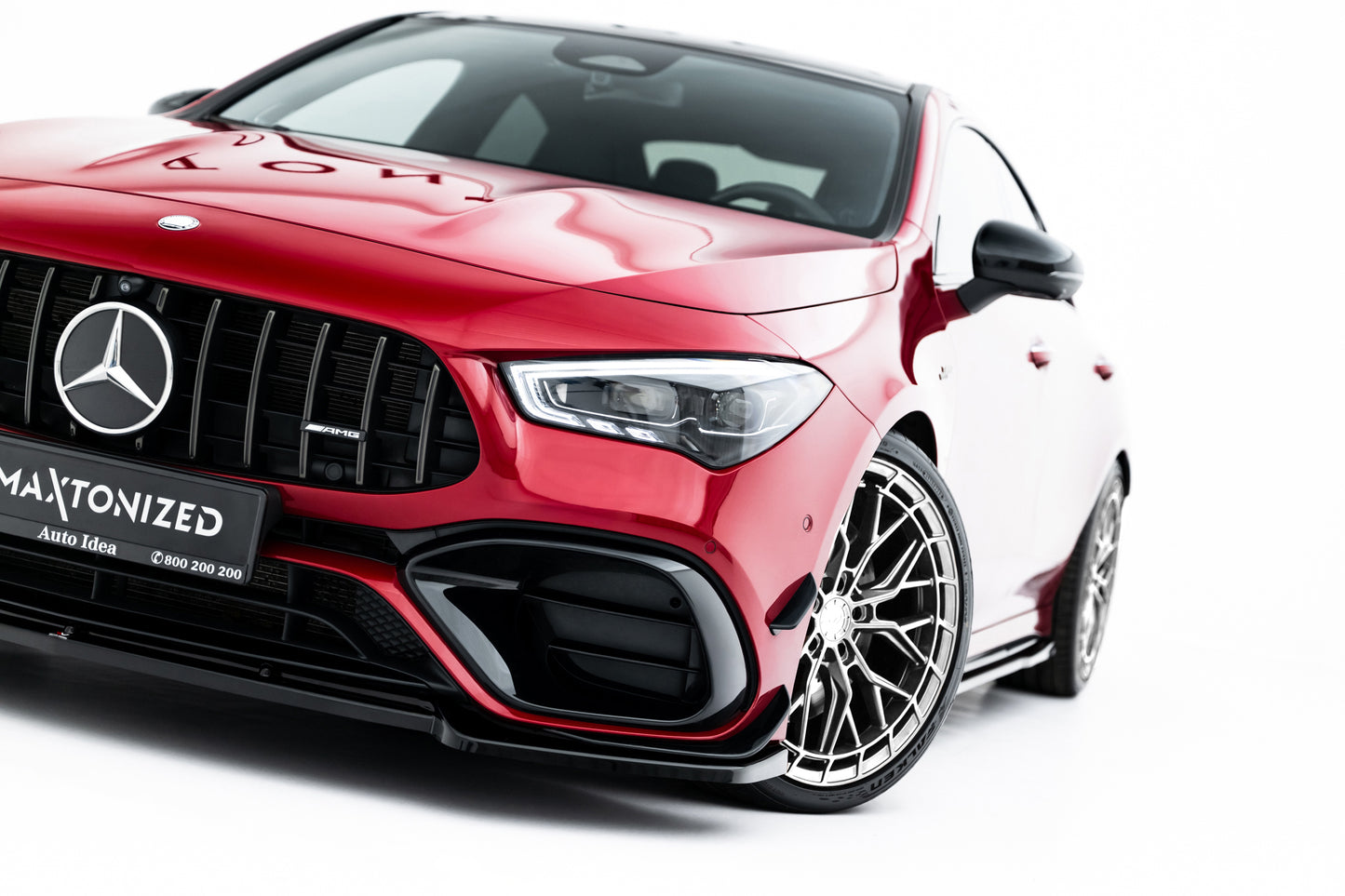 Frontsplitter v.5 mercedes-amg cla 45 aero c118