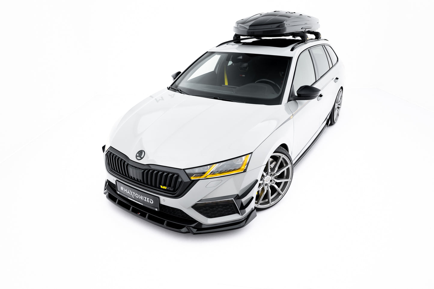 Front splitter v.5 skoda octavia rs mk4