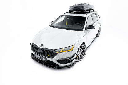 Front splitter v.5 skoda octavia rs mk4
