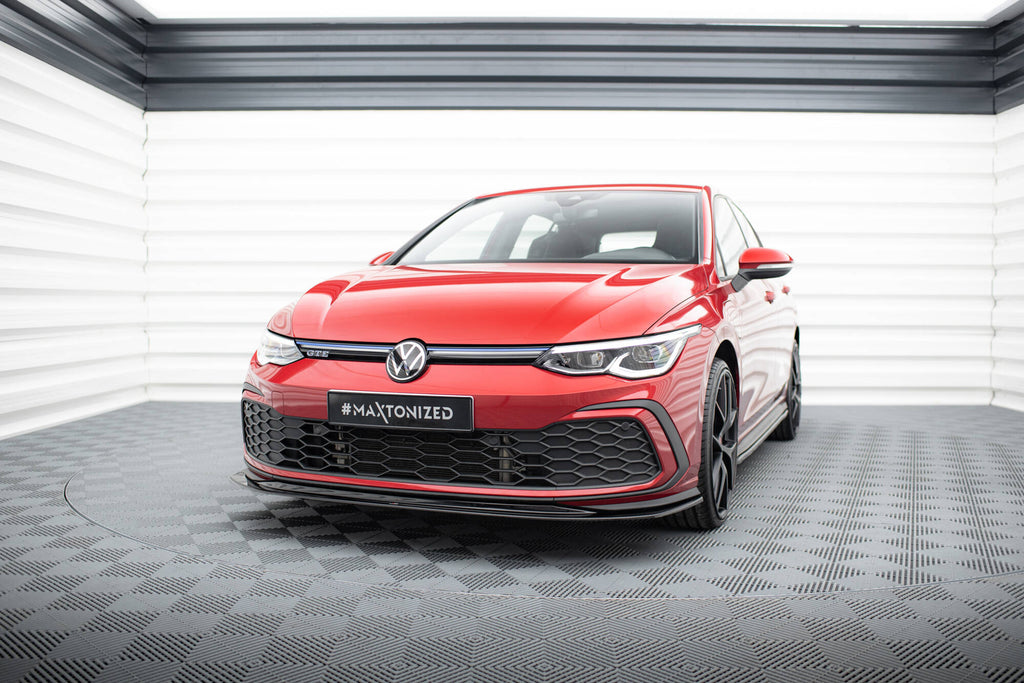 Front splitter v.5 volkswagen golf gti / gte / gtd / r-line mk8