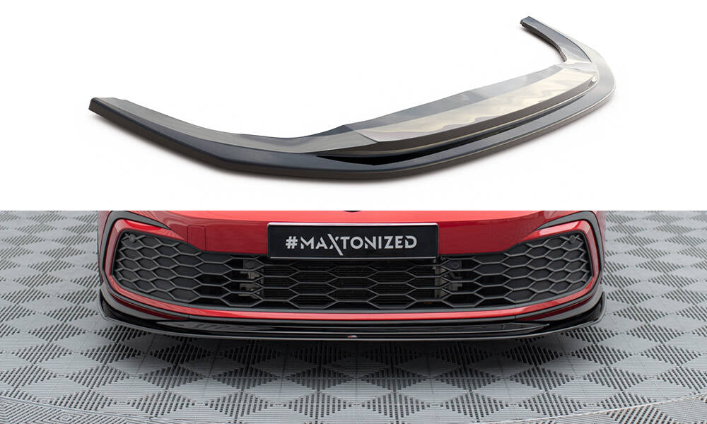 Front splitter v.5 volkswagen golf gti / gte / gtd / r-line mk8
