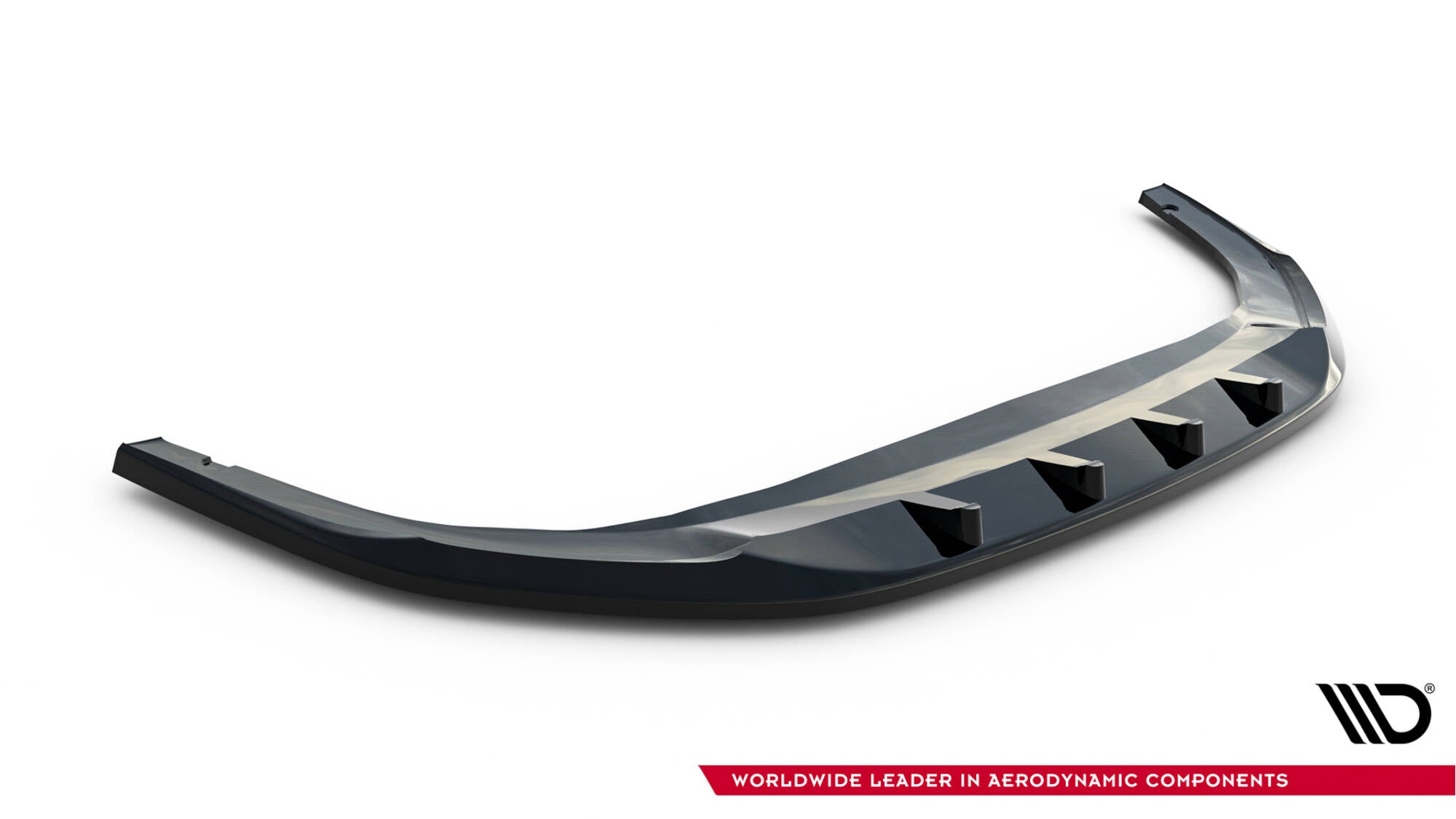 Front splitter v.5 volkswagen golf gti / gte / r-line mk8 facelift