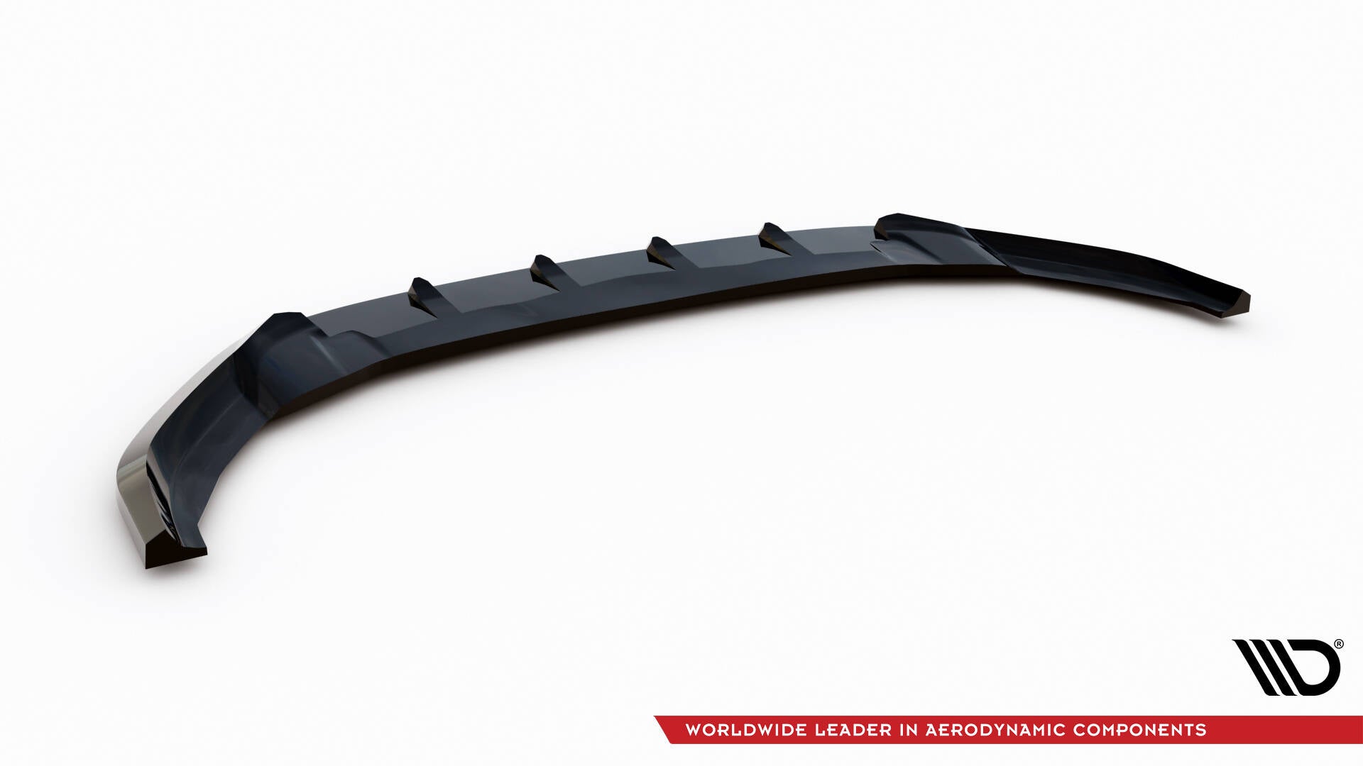 Front splitter v.5 volkswagen golf r / r-line mk7