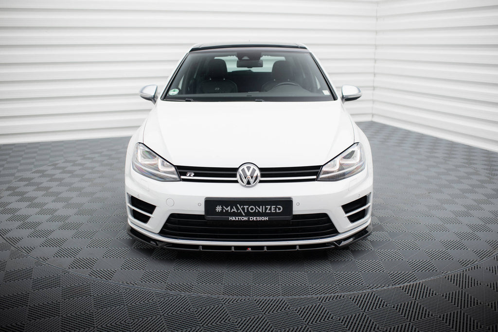 Front splitter v.5 volkswagen golf r / r-line mk7