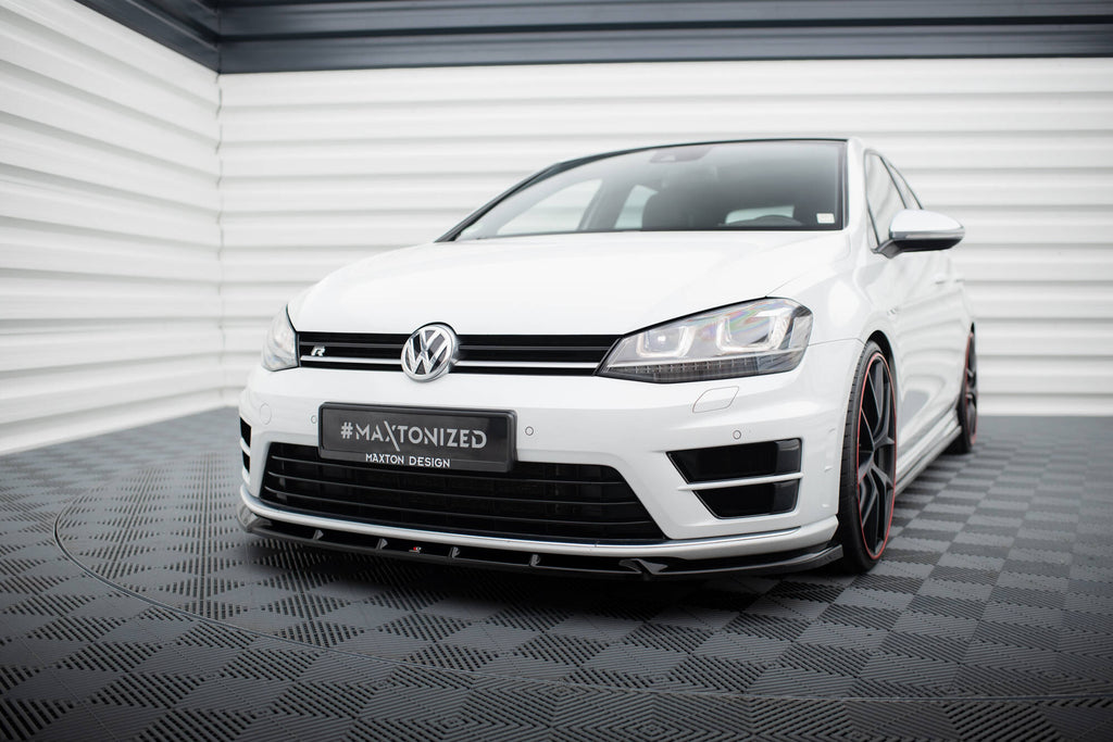 Front splitter v.5 volkswagen golf r / r-line mk7