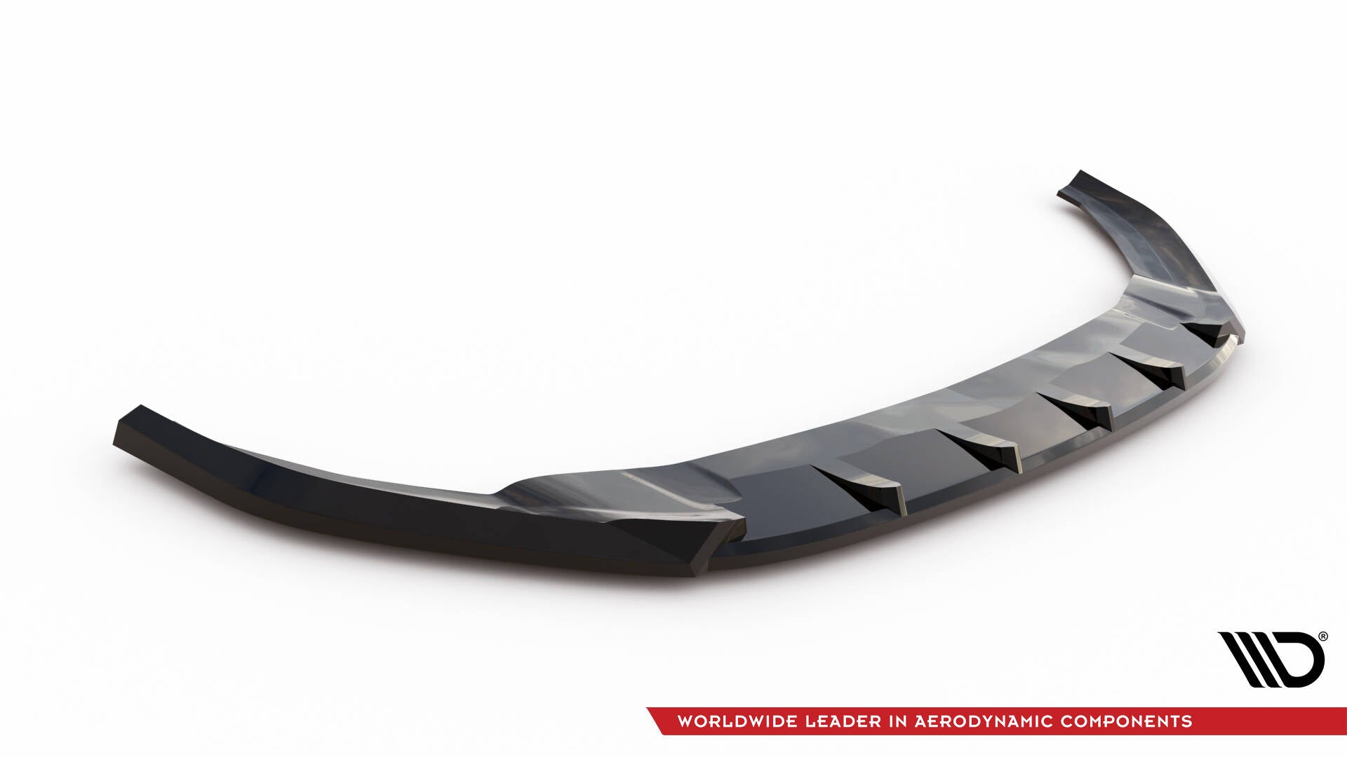 Front splitter v.5 volkswagen golf r / r-line mk7