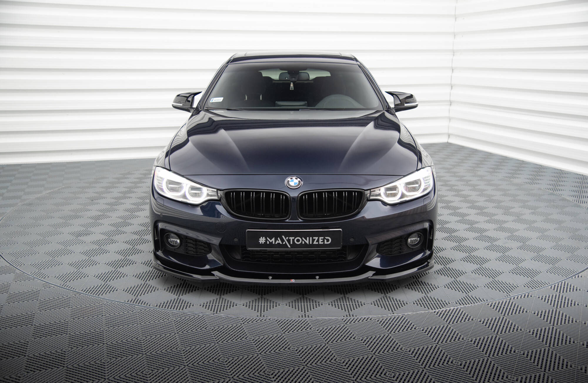 Front splitter v.6 bmw 4 coupe / gran coupe / cabrio m-pack f32 / f36 / f33
