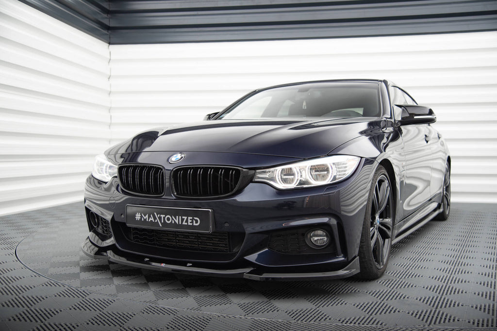 Front splitter v.6 bmw 4 coupe / gran coupe / cabrio m-pack f32 / f36 / f33