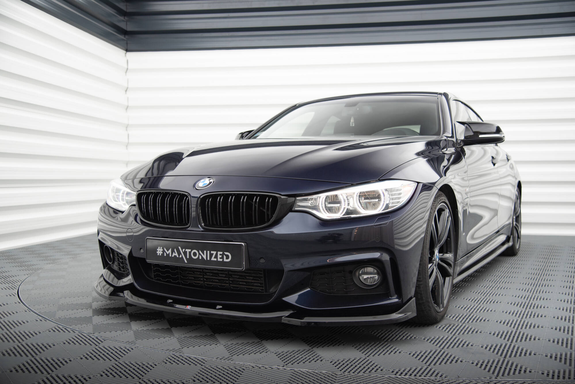 Front splitter v.6 bmw 4 coupe / gran coupe / cabrio m-pack f32 / f36 / f33