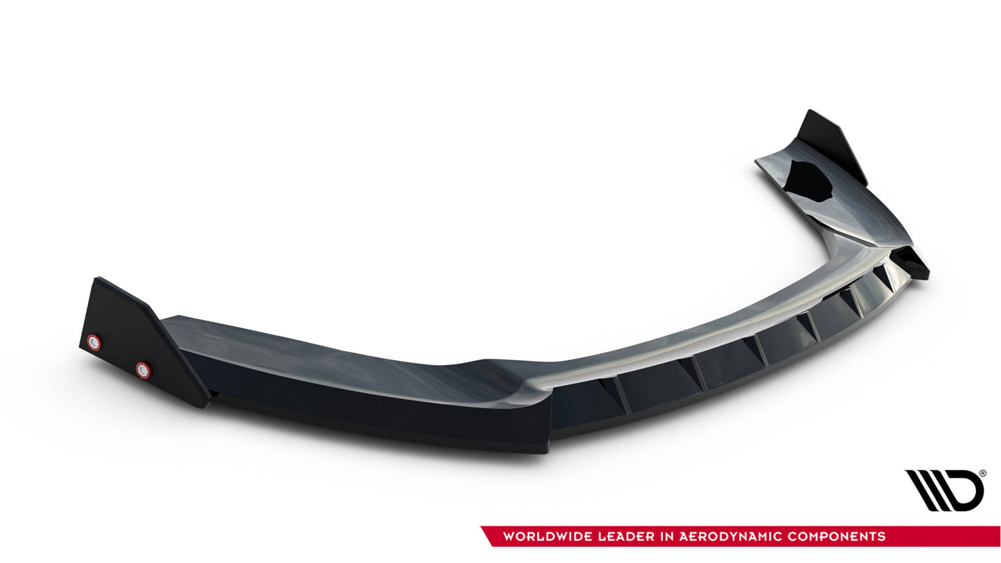 Front splitter v.6 + flaps ford fiesta st mk7 facelift