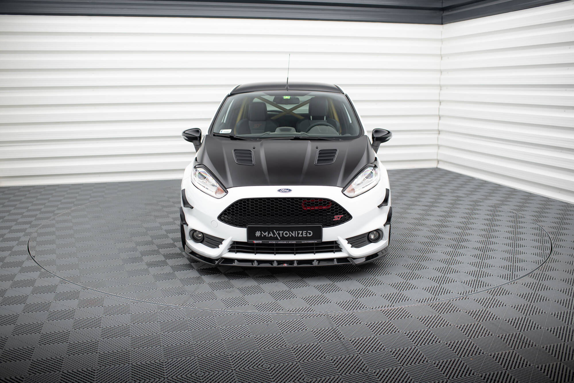 Front splitter v.6 ford fiesta st mk7 facelift
