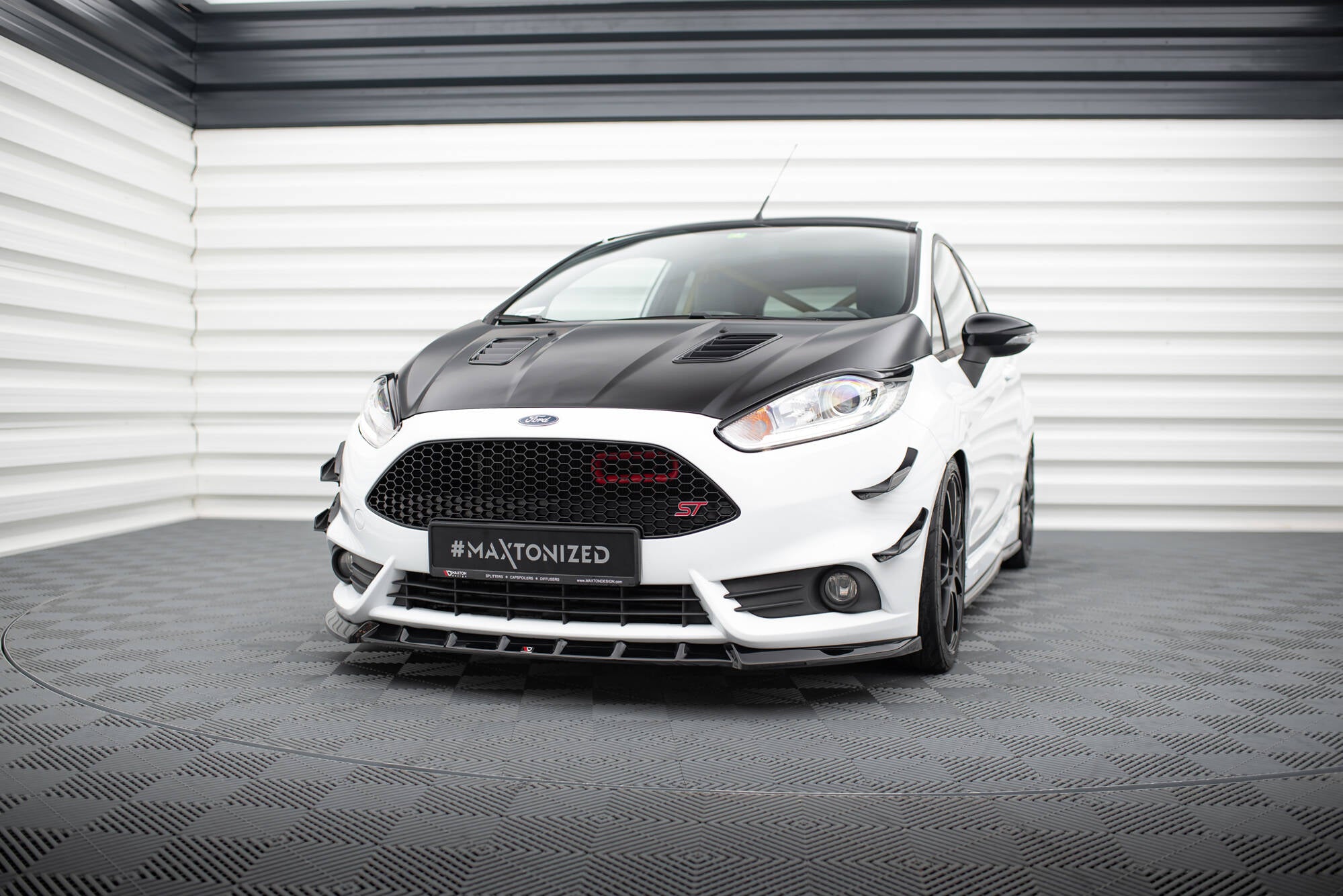 Front splitter v.6 ford fiesta st mk7 facelift