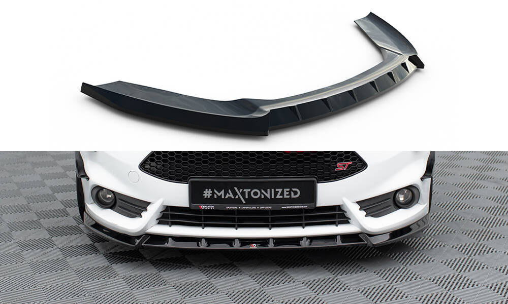 Front splitter v.6 ford fiesta st mk7 facelift