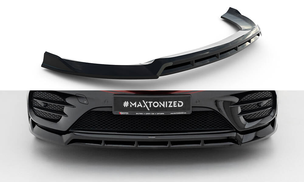 Front splitter v.6 mercedes-benz v-class amg-line w447 facelift