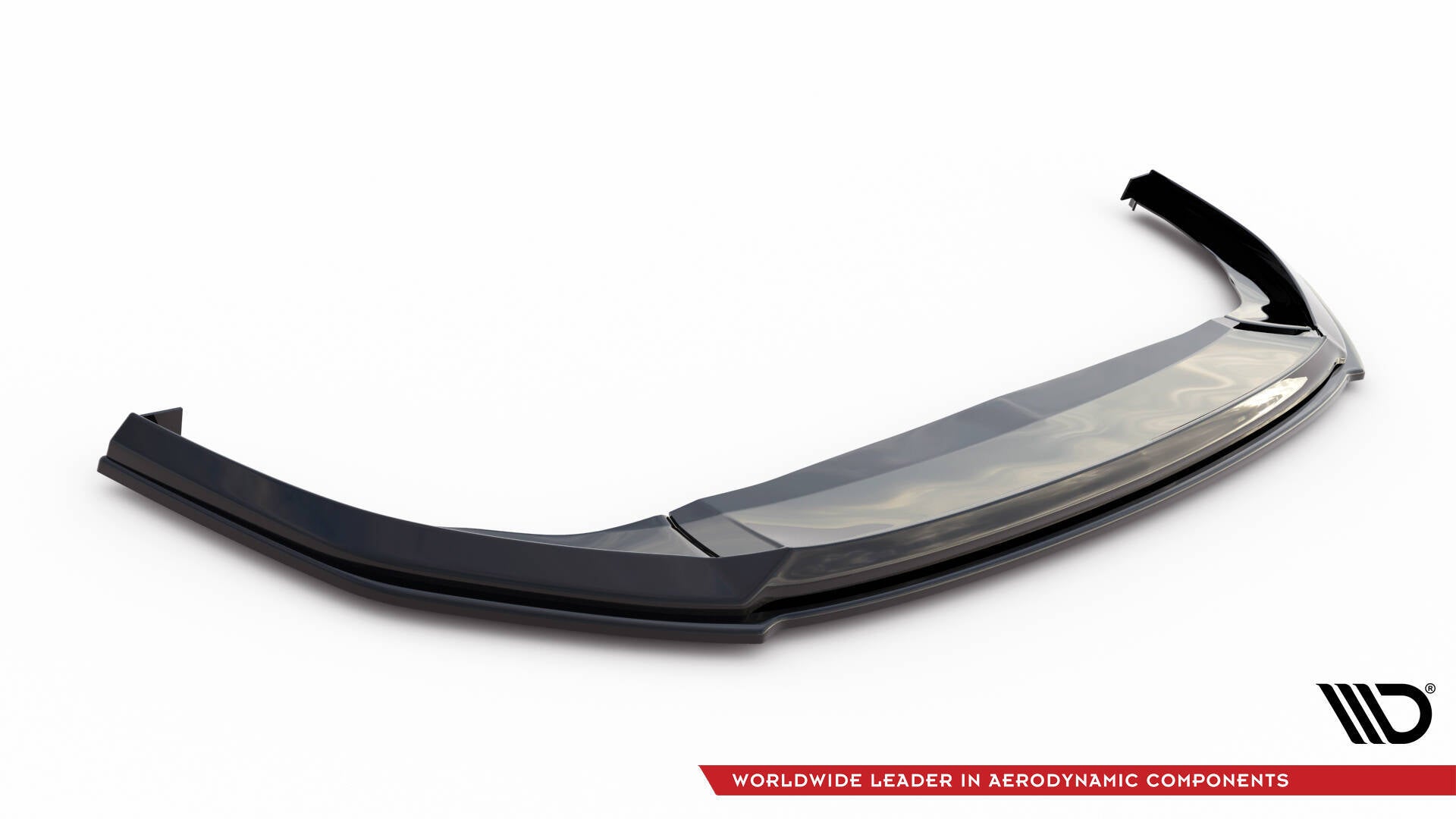 Front splitter v.6 volkswagen golf gti / gte / gtd / r-line mk8