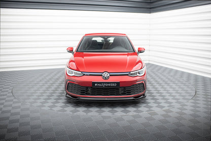 Front splitter v.6 volkswagen golf gti / gte / gtd / r-line mk8